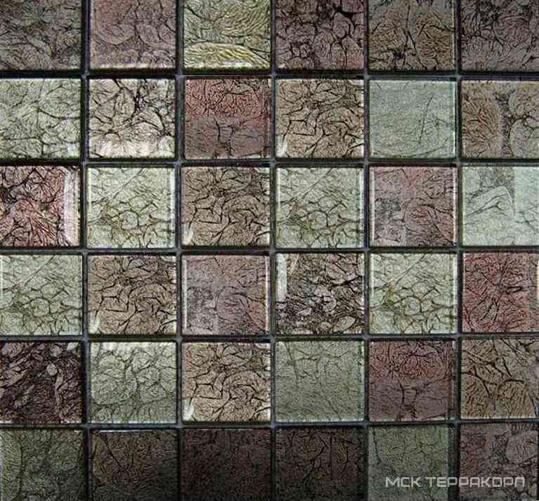 Мозаика из стекла на сетке S10-080 ZZ |30x30