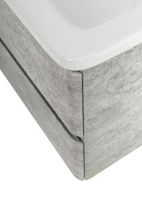 База под раковину подвесная с двумя выкатными ящиками, 500х450хh500мм, без раковины, (цв.Cemento Verona Grigio),  ZZ BelBagno Albano ALBANO-CER-500-2C-SO-CVG