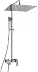 Душевая комплект для ванны и душа Wasserkraft SK17701CH, (смеситель и вертикальная штанга с держателем), цв.хром ZZ