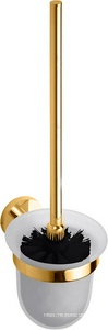 Ерш настенный, (цв.золото глянц., колба стекло мат, щетка цв.черный),  ZZ Bemeta Brilo 161113017