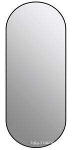 Зеркало овальное 50х122 см, с Led подсветкой, черная рама ZZ Cersanit Eclipse 64151