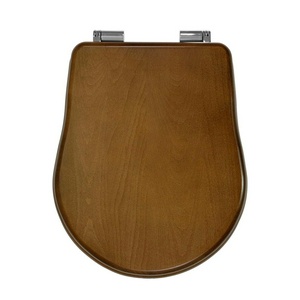Сиденье для унитаза, с микролифтом, (цв.Noce, крепление цв.хром),  ZZ Migliore Bella 20677