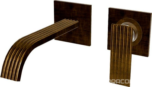 Смеситель для душа, термостат, встраиваемый в стену, (цв.состарен.бронза) Nuova Retro ZZ 3M Nuova retro RWIT4187USNR