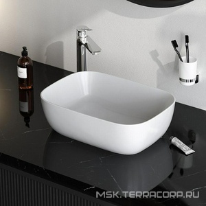 Раковина накладная 45х33 см, цв.белый AMPM FUNC M8FWCC10450WG