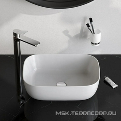 Раковина накладная 45х33 см, цв.белый AMPM FUNC M8FWCC10450WG