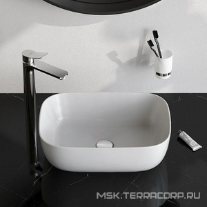 Раковина накладная 45х33 см, цв.белый AMPM FUNC M8FWCC10450WG