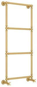 Полотенцесушитель водяной  1304 1260x500 в цвете золото, ZZ Сунержа Ренессанс 032-0280-1250