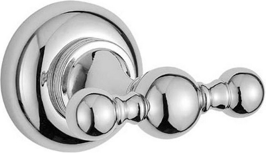 Крючок двойной, (цв.хром),  ZZ Cezares Aphrodite APHRODITE-DHK2-01-M