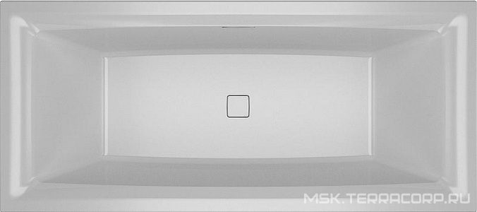 Ванна 170х75см, без ножек/рамы, панелей, слива-перелива, (акрил цв.белый), Still Square ZZ Riho still square B100001005