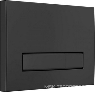 Система инсталляции для унитазов Atom Line 410 с кнопкой смыва, черная soft touch, ZZ Berges Универсал 040340