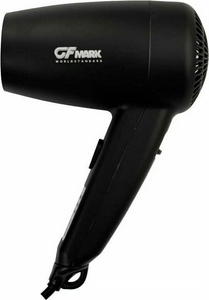 Фен стационарный для волос в ванную комнату с боковым креплением, с розеткой 1200W, цв.черный ZZ GFmark GFmark 6813