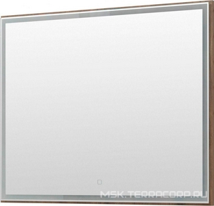 Зеркало  100 см LED, цвет дуб рустикальный ZZ Aquanet Nova Lite 249519