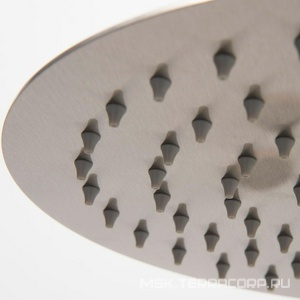 Смеситель для ванны и душа, с аксессуарами, цв. никель (сталь) матовый, ZZ Wasserkraft wern A14201