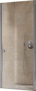 Дверь душевая CSD1-80 80х195 см, стекло-Transparent,6 мм, профиль-хром ZZ Ravak Chrome 0QV40C00Z1