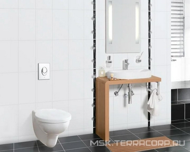 Накладная панель, 2 объема смыва, вертикальная, цв белый ZZ Grohe Универсал 38505SH0