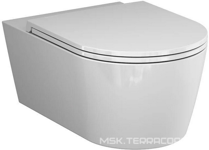 Унитаз подвесной  безободковый с сиденьем микролифт ZZ AMPM FUNC C8F1701SC