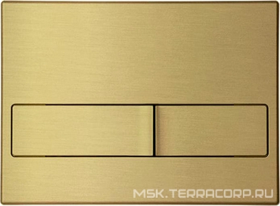 Клавиша для инсталляции NOVUM L8, R8, D8, S8, F8, O8, двухрежимная, цв. бронза ZZ Berges Novum 040018