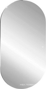 Зеркало 1050*550 мм, LED- подсвека, сенсор, универсальный монтаж, цв. черный KL Silver Mirrors Viva LED-00002689