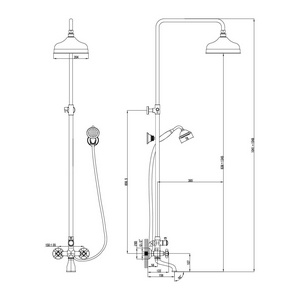 Смеситель Lemark VintageLM2862B для душа, ZZ Lemark vintage LM2862B