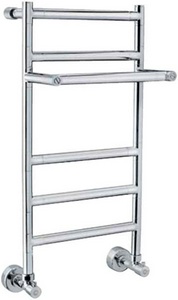 Полотенцесушитель 390хh708х230мм, подвод воды int.325мм, (цв.хром), краны в компл., (ГВС, 6 bar) Margaroli 487 ZZ Margaroli Sereno art.487/5/350 (S) / CR