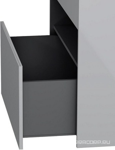 Тумба подвесная 80 см, БЕЗ РАКОВИНЫ, 1 выдв. ящ, цв.белый глянец KL AMPM FUNC M8FFUX0801WG