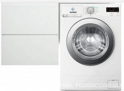 Тумба подвесная  1500*482 см, левосторон, подвесная 2 ящика, цв. белый, раковина в компл., КРОНШТЕЙН д/раковины выписывается отдельно, ZZ Эстет Dallas Luxe ФР-00009685