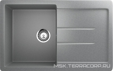 Мойка кухонная Ulgran U-507-309 темно-серая 49x77x19 Ulgran u-507 s369681