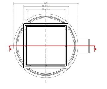 Трап для душа Pestan Confluo Standard Ceramic ZZ Pestan Standard Dry 13000088