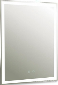 Зеркало -VOICE 600х800 голосовое управление, подогрев, сенсорный выключатель ZZ Azario Рига LED-00002614