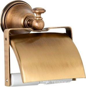 Держатель для т/б, с крышкой (цв.,бронза)  ZZ Tiffany Harmony HA219br