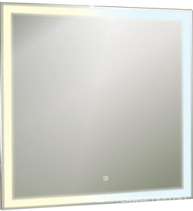 Зеркало 770*770 мм, LED подстветка, теплый/холодный свет, сенсорный выключатель KL Silver Mirrors Рига LED-00002895