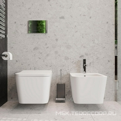 Клавиша двойного смыва для инстал., д/унитаза, (пластик цв.хром),  Aqueduto Forma FOR0100