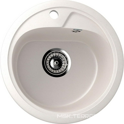 Мойка кухонная Ulgran U-500-331 белая| 44x44x18