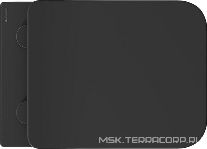 Унитаз подвесной 520х370мм, безободковый, сиденье с микролифтом, крепёж в компл., (цв.черный матовый),  Aqueduto Macio MAC0140