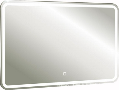 Зеркало 800*h550 мм, LED подстветка, сенсорный выключатель KL Silver Mirrors Давид LED-00002533