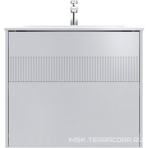 Тумба подвесная 80 см, БЕЗ РАКОВИНЫ, 2 выдв. ящ, цв.белый матовый ZZ AMPM FUNC M8FFUX0802WM