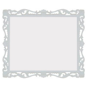 Зеркало  110х95см, БЕЗ подсветки, крепежа, цвет белый глянец ZZ Demax Прованс M112