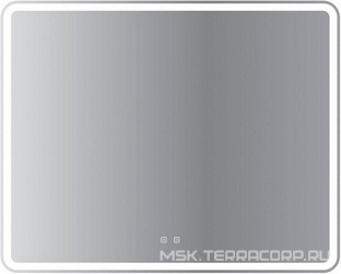 Зеркало 1000x30x800мм, реверс., с встроен.по периметру светильником, голосовым управлением и подогревом, 12W, 220-240V, BelBagno ZZ