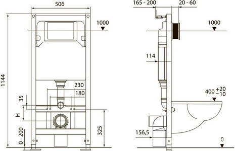 К-т д/установки подвесн.унитаза,(застен.модуль, крепёж, прокладка звукоиз, панель 2-го смыва пластик цв.ЧЕРНЫЙ мат.,контур клавиш хром),  V Tece TECEspring S955202