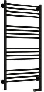 Полотенцесушитель " 2.0" 1200*500 мм, электрический, пульт управления справа, в комплекте 4 телескоп.кроншт. цв.черный ZZ Сунержа Флюид 31-5221-1250
