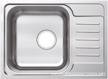 Мойка кухонная 605х440х180 мм, нержавеющая сталь, сатин ZZ Iddis edifice SND60SDi77