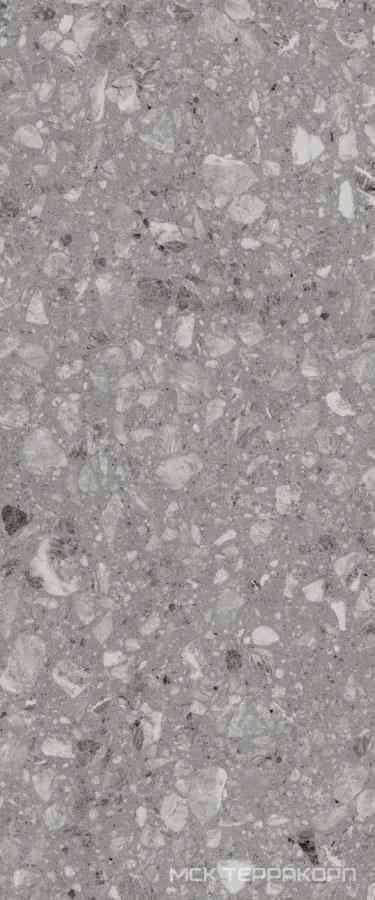 Terrazzo grey wall 01 25х60