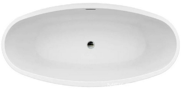 Ванна акриловая  1700х800х580 мм свободностоящая, с сифоном и металлической рамой, цвет белый, ZZ Azario CRANSTON CRA17080