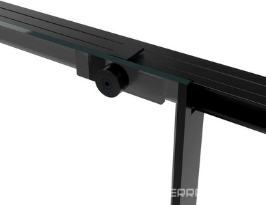 Душевой уголок 1100х1000хh2000мм, прямоуг., правый/левый, (стекло прозрачное 6мм Easy Clean, фурн.цв. черный матовый),  ZZ Vincea Slim Soft VSR-1SS1011CLB