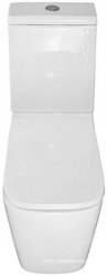 Унитаз напольный, с бачком, безободковый с сиденьем микролифт в компл., цв. белый Azario Ferra AZ-1015
