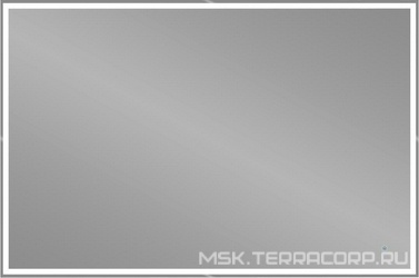 Зеркало 1200x800х30мм, с встроенным по периметру светильником, сенсорным выключателем, диммером и функцией антизапотевания, Vincea ZZ