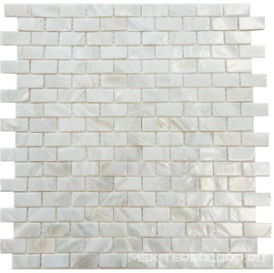 Мозаика 754 из натурального перламутра( чип 15*30) 28,5х29,5 Мастера Керамики Glass 754
