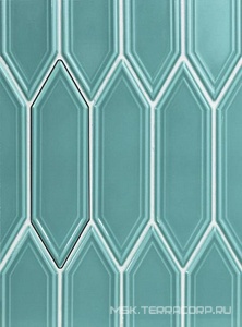 Керамическая плитка для стены APE Ceramica The Hamptons Gin Acqua 5x18 n102796