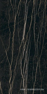 Керамогранит для пола и стены Florim Prexious of Rex Thunder Night Glossy 60x120 755848