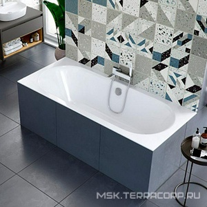 Ванна акриловая Excellent Oceana Slim 170*75 см, без каркаса, без с/п, белая, ZZ Excellent oceana WAEX.OCE17WHS